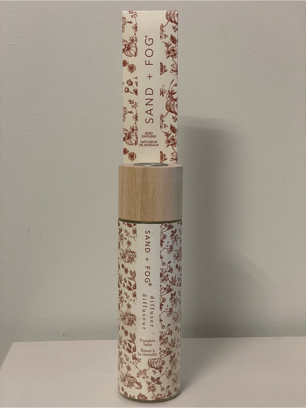 NWT SAND + FOG Pumpkin Spice Reed Diffuser - 3.38 FL OZ (100 ML)
